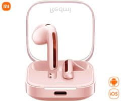 Xiaomi Redmi Buds 6 Active brezžične slušalke, BT5.4, TWS, Noise Reduction, roza