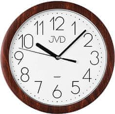 JVD Nástěnné hodiny s tichým chodem H612.18 (Barva Dark Brown)