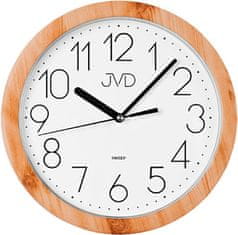 JVD Nástěnné hodiny s tichým chodem H612.18 (Barva Dark Brown)