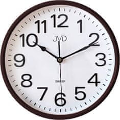 JVD Nástěnné hodiny s tichým chodem HP683.3 (Barva Brown)