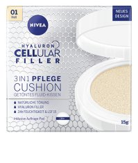 Nivea Negovalna tonirna krema v gobici 3 v 1 Hyaluron Cellular Filler 15 g (Odtenek 01 Light)