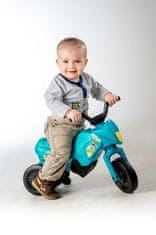 Yupee Enduro turkizna majhna plastika višina sedeža 26 cm nosilnost do 25 kg 12m+