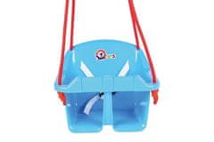 Teddies Otroška gugalnica plastična modra nosilnost 20kg 24m+