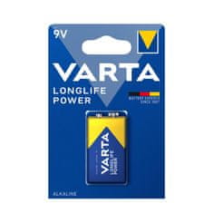 Varta Baterija 9V, alkalna 6LR61 Longlife Power