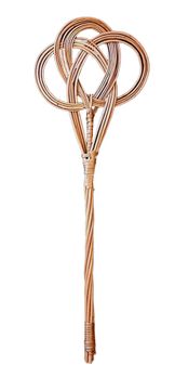 STREFA Vlečka za preproge 77cm, pletena, lakirana