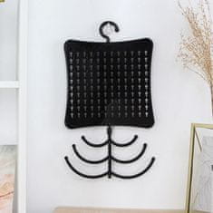 Flamenco Mystique Eleganten nosilec za ogrlice in prstane E36, črn, plastika, 20x24,5 cm