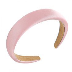 Flamenco Mystique Čelna kapa Charlotte z rožnatim turbanom, premer 12,5 cm, širina 3,5 cm