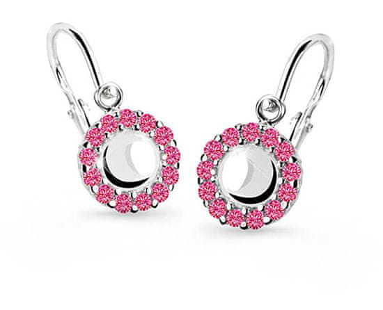 Cutie Jewellery Otroški uhani iz belega zlata C2750-10-X-2