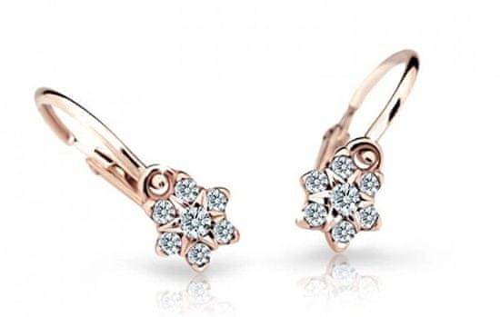 Cutie Jewellery Šarmantni otroški uhani iz roza zlata C2152-10-X-4