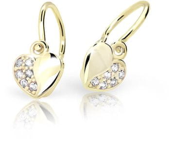 Cutie Jewellery Otroški uhani iz rumenega zlata C2160-10-X-1