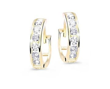 Cutie Jewellery Otroški uhani iz rumenega zlata C3345-80-X-1