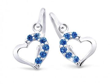 Cutie Jewellery Nežni otroški uhani iz belega zlata C2757-10-X-2