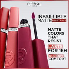 Loreal Paris Mat vlažilna šminka Infaillible Matte Resist ance ( Lips tick ) 5 ml (Odtenek 420 Le Rouge Paris)