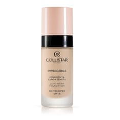 Collistar Dolgoobstojna ličila SPF 15 Impeccable (Long Wear Foundation) 30 ml (Odtenek 1R Rosy Avory)