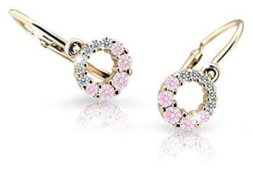Cutie Jewellery Zlati otroški uhani C2154-10-X-1