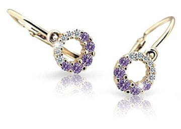 Cutie Jewellery Zlati otroški uhani C2154-10-X-1