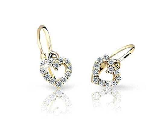 Cutie Jewellery Otroški uhani iz rumenega zlata C2157-10-X-1