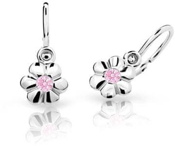 Cutie Jewellery Otroški uhani iz belega zlata C1736-10-X-2