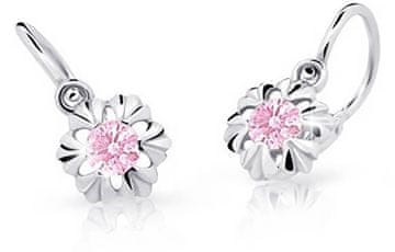 Cutie Jewellery Otroški uhani iz belega zlata C2213-10-X-2