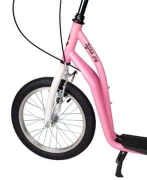 ACRAsport Joy Jolly skuter, za otroke in odrasle do višine 160 cm, 16- in 12-palčna kolesa, sprednje in zadnje V-zavore