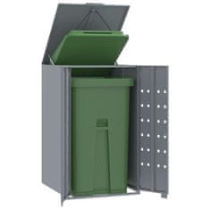 shumee Lopa za smetnjak za 1 smetnjak siva 69x79x117 cm jeklo