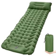 Luna Inflatable Sleeping Mat - Zelena