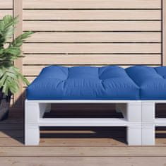Vidaxl Blazina za kavč iz palet kraljevsko modra 70x70x12 cm