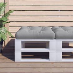 Vidaxl Blazina za kavč iz palet zelena 50x50x12 cm