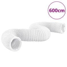 Vidaxl Izpušna cev PVC 6 m Ø20 cm