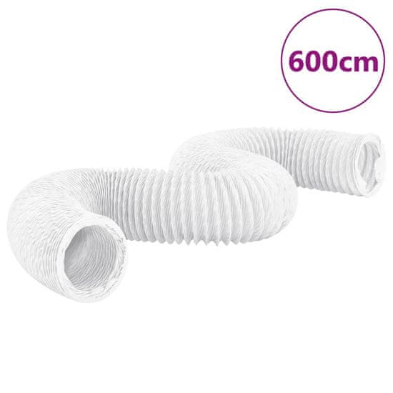 Vidaxl Izpušna cev PVC 6 m Ø20 cm