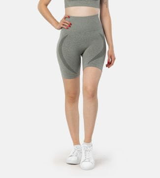 LEAFLETIC ženske premium brezšivne kratke hlače z visokim pasom - ultra udobne za šport in prosti čas