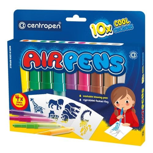 Centropen Pihalni markerji AIR PENS - 10 kosov