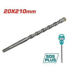Total Vrtalno kladivo SDS plus 20x210 mm, INDUSTRIJSKI (TAC312002)