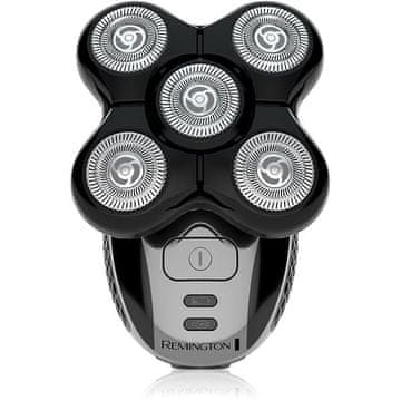 Remington XR 1500 moški rotacijski brivnik, črno-srebrn, gola glava, RX5 XR1500