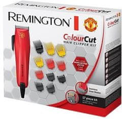 Remington HC 5038 strižnik za lase, rdeč, uradni izdelek Manchester Uniteda, Man Utd Colour Cut Clipper
