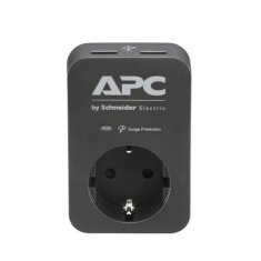 APC PME1WU2B-GR prenapetostna zaščita 1DIN + 2 USB Stenska črna