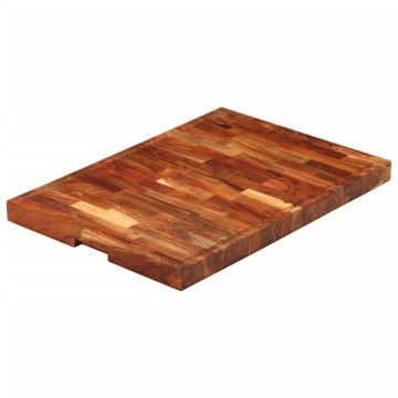 Vidaxl Deska za rezanje 60x42x4 cm trden akacijev les