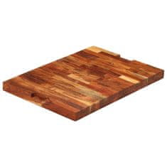 Vidaxl Deska za rezanje 60x42x4 cm trden akacijev les