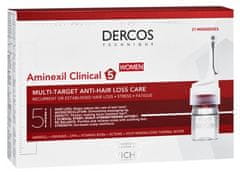 Vichy Dercos Aminexil 5 večnamenska nega proti izpadanju las za ženske 21 x 6 ml