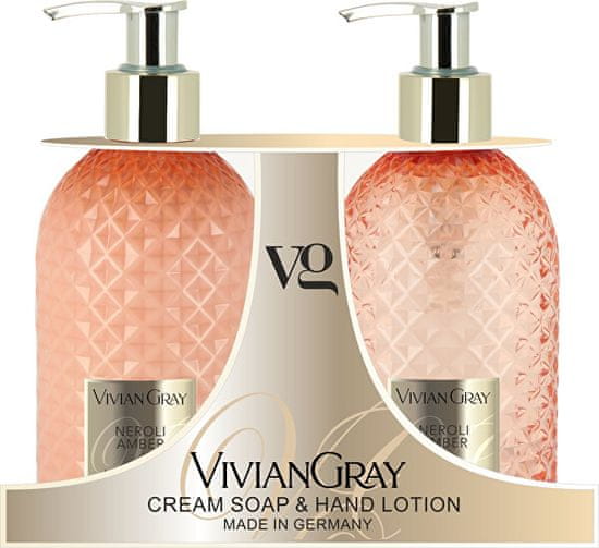 Vivian Gray Neroli & Amber kozmetični set (Cream Soap & Hand Lotion)