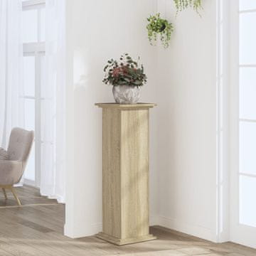 Vidaxl vidaXL Stojalo za rastline, hrast sonoma, 33x33x100 cm