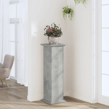 Vidaxl vidaXL Stojalo za rastline betonsko sivo 33x33x100 cm