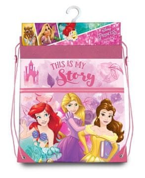Kids Euroswan Otroška torba za čevlje Euroswan, Disneyjeva princesa, 40 cm