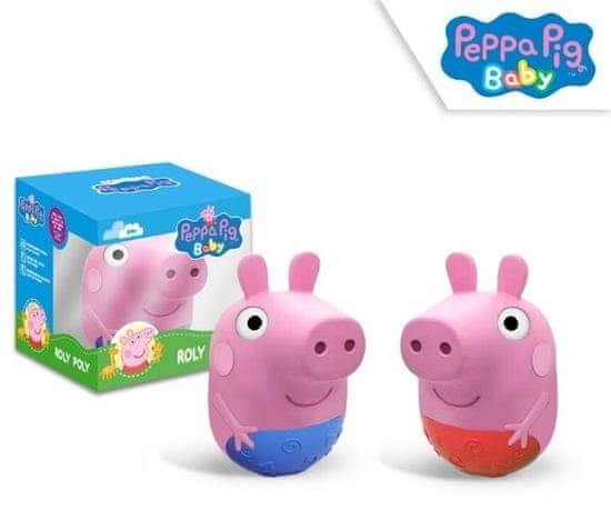 Kids Euroswan Otroška igrača Euroswan Roly Poly z zvočnimi učinki, Pujsa Pepa