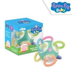 Kids Euroswan Otroška žoga Euroswan Rattle z grizali, Pujsa Pepa
