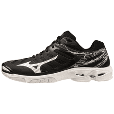 Mizuno Moški odbojkarski copati Wave Voltage, črni/srebrni, veliki 40.5