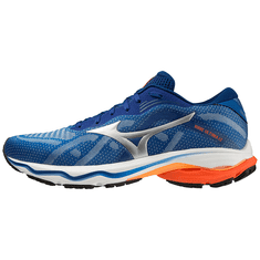 Mizuno Moški tekaški copati Wave Ultima 13, modri/oranžni, vel 39