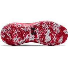 Under Armour Jet 21 moški copati za košarko/odbojko, črni/rdeči, veliki 42.5