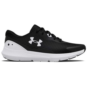 Under Armour Surge 3W Ženski športni copati, črno/beli, vel 40.5