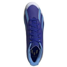 Adidas X CRAZYFAST Club Messi FxG moški nogometni čevlji, belo/modri, veliki 44